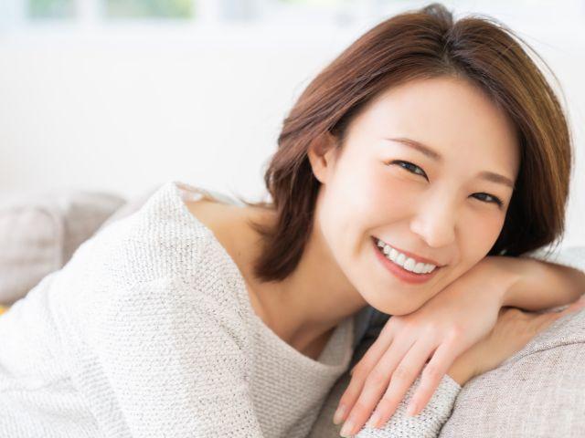 前向きな女性